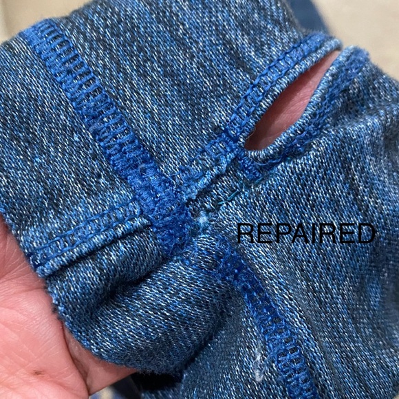 LULULEMON Forme Jacket Reversible Slub Denim Limitless Blue/Black Size 4 - Picture 15 of 16